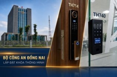 Công Trình Thực Tế Lắp Đặt Khóa Thông Minh TOHO Tại Trụ Sở Chính Công An Tỉnh Đồng Nai